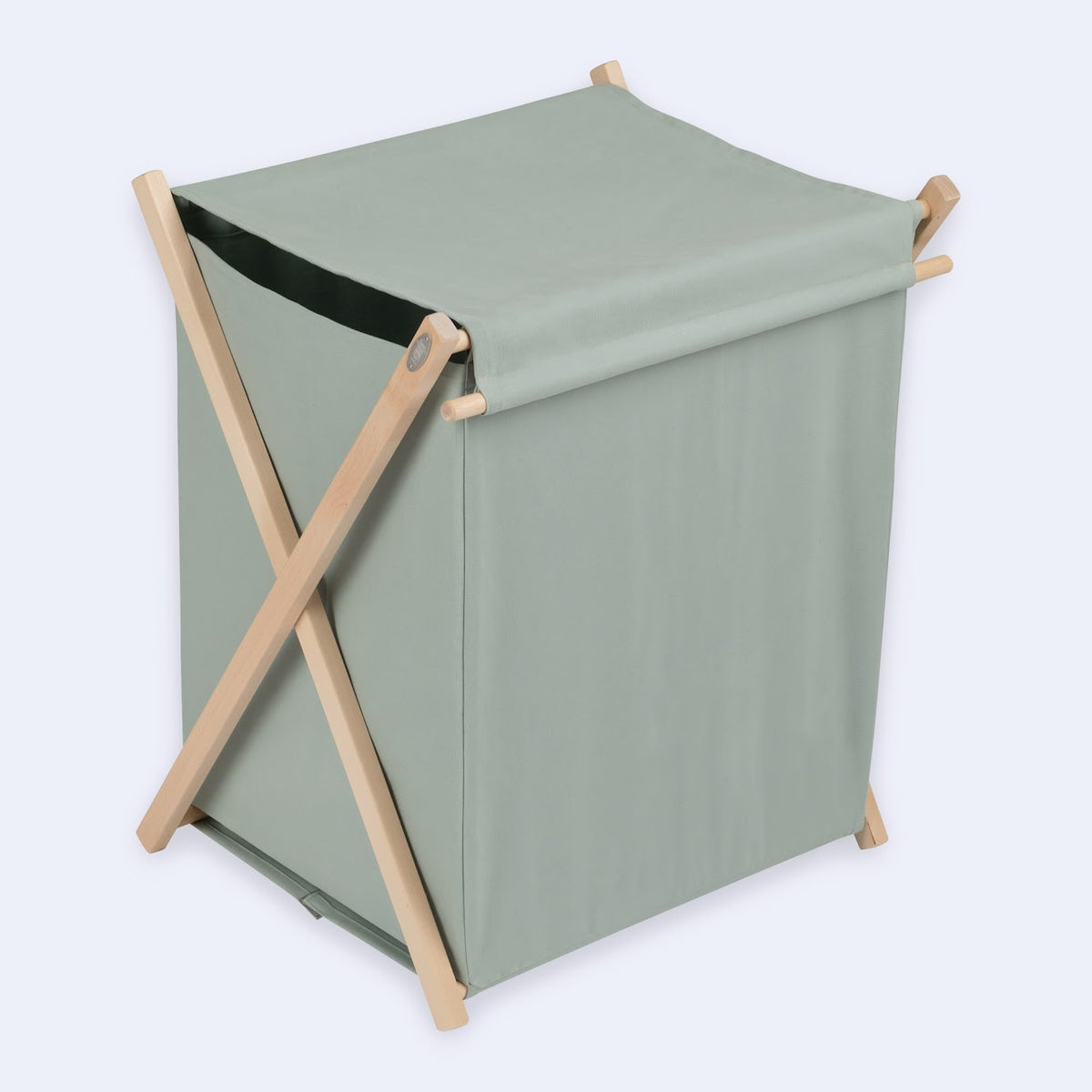 Sea-Green Laundry Hamper